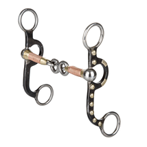 TABELO Argentine 3 PC Copper Wire Snaffle Bit Large Ring - £75.65 GBP