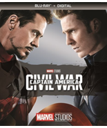 Captain America: Civil War Marvel Blu-ray + Digital + Slipcover NEW - £5.33 GBP