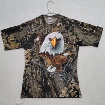 Mossy Oak Mens Camo T Shirt Size Small Eagle Camouflage Hunting Apparel ... - £13.99 GBP