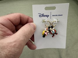 Disney Parks Baublebar Mickey and Minnie Mouse Summer Earrings NEW image 2