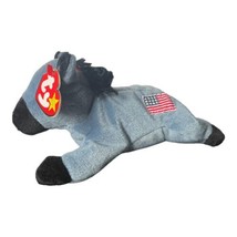 TY Beanie Baby Lefty the Donkey Original Release  4th Gen hang tag 8 inch - £14.67 GBP