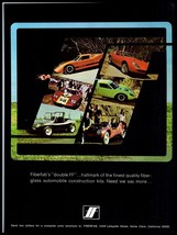 1969 Magazine Print Ad - Fiberfab Fiberglass Car Construction Kits A7 - $7.91