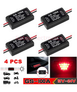 4PCS Flash Strobe Controller Box GS-100A Flasher Module LED Brake Tail L... - £12.34 GBP