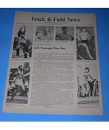 Dan Waern Johnny Kelley Track &amp; Field News Magazine Vintage September 1959  - $570.99 MXN