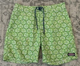 Vineyards Vines Swim Trunks Mens 36 Green Palm Board Shorts Swimming Poo... - $14.84