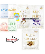 7 book set of Ana Huang Twisted Series set and king of wreth +pride+greed - $805.40 MXN