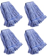 String Mop Heads Replacement Heavy Duty Grade Blue Cotton Looped End Wet... - £54.54 GBP