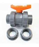 FIP 1 1/2&quot; PVC Ball Valve Soc/Thd New - $35.90 CAD