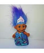 Russ Mermaid Troll Doll Blended Hair Vintage Rare 1980s Iridescent Spark... - £27.69 GBP