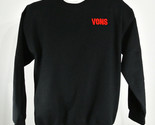 VONS Grocery Store Employee Uniform Sweatshirt Black Size L Large NEW - $30.26