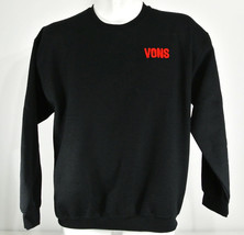 VONS Grocery Store Employee Uniform Sweatshirt Black Size L Large NEW - £24.18 GBP