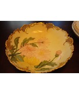 Gorgeous Antique Bowl unmarked Signed on Back MAB, Laced Borders,Gold/da... - $1,044.69 MXN
