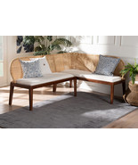 Oksana 2Pc Corner Bench Set with Cushion  - $15,414.69 MXN