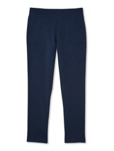 Athletic Works Girls Fleece Sweat Pants Size SMALL (6-6X) Dark Blue New - £10.08 GBP