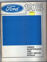 1974-75 Ford Owner Maintenance and Light Repair OEM Manual P/N 365-13074 - $19.75