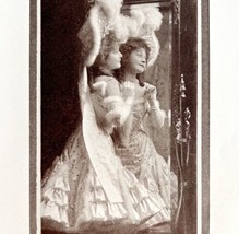 Lotta Faust Stage Actress Victorian Era Theater 1906 Photo Plate Printing DWAA21 - £19.66 GBP