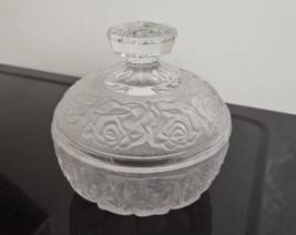 Frosted Roses Lidded Candy Dish  - $12.86