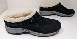 Merrell Encore Ice Sherpa Lined Women&#39;s Size 11 Black Clogs Shoes J164939C - £31.02 GBP
