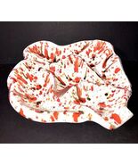 Vtg 1970s Large Ceramic Table PSYCHEDELIC ASHTRAY Drip Glaze Pottery Sig... - $54.00