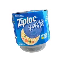 Ziploc Twist N Loc Small Round Container 3 Pack 16 OZ  New  - $22.00