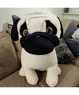 Enormous XL Beige Black Pug Dog 26&quot; H Soft Plush Plushie Stuffie - €22,79 EUR
