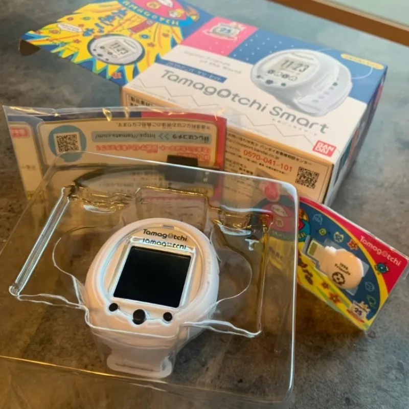 Bandai Tamagotchi Smart 25th Anniversary Limit Electronic Pets White Watch Style - $514.67