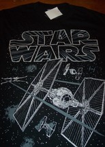 Vintage Style Star Wars Tie Fighter Vs X-WING T-Shirt Medium New W/ Tag - £15.82 GBP