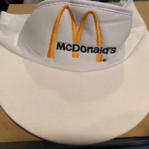 McDonald&#39;s White Cotton Terry Visor w/Adjustable Buckle *NEW* - $14.99