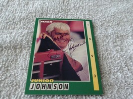 1993 Maxx Junior Johnson # 100 Hand Signed Autograph Nm / Mint !! - £44.86 GBP