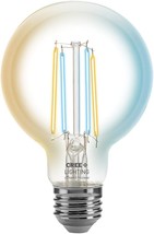 Cree Connected Max Smart Led Vintage Glass Filament Bulb G25 Globe 40W, Gl - £25.43 GBP