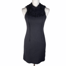 Robert Rodriguez Cocktail Enganliegend Kleid Damen 2 Schwarz Blumenmuste... - $49.49