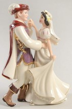 Lenox Disney Princess Snow White &amp; Prince Figurine Wedding Cake Topper Waltz NEW - £118.07 GBP