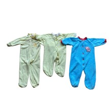 Vintage Baby Sleepers Size Medium Pajamas Snap Closure - £9.43 GBP