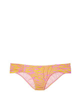 Victoria&#39;s Secret The Knockout Bikini Bottom Pink Yellow Size Medium M NEW - £14.26 GBP