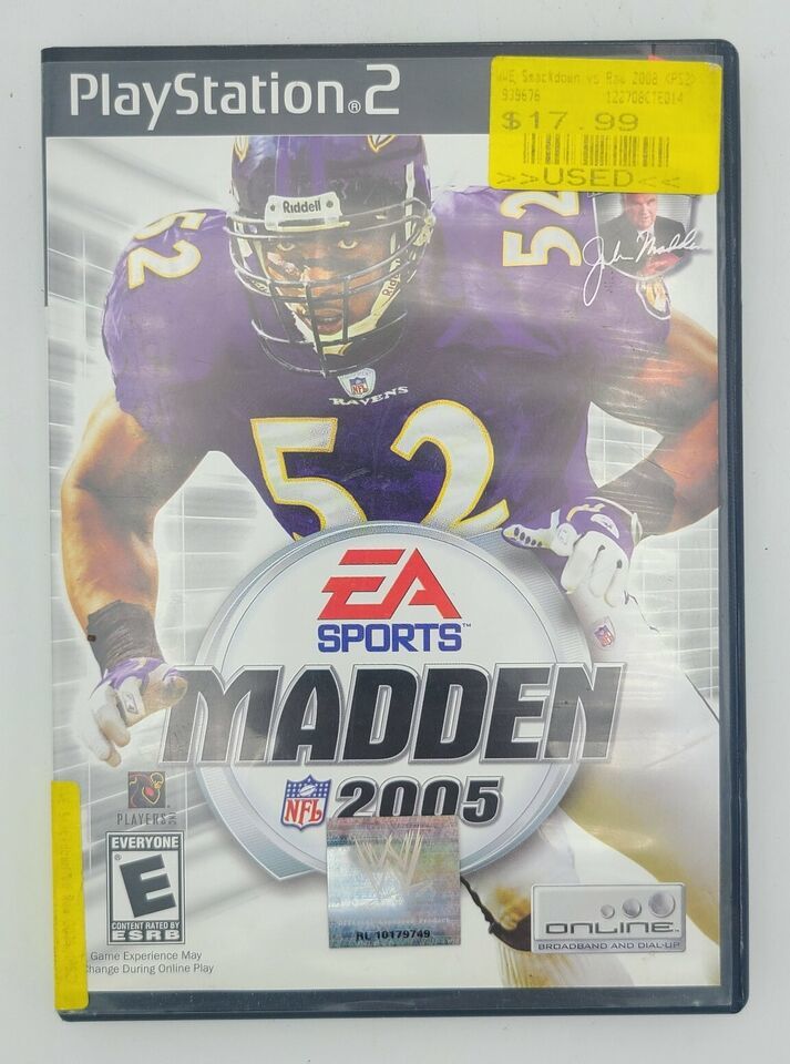 Madden 2005 EA Sports NFL Football Sony PlayStation 2 PS2 Complete MANUAL - $0.99