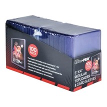 Ultra Pro 3 x 4 Regular Toploaders 35pt Point Package of 100 with Card Sleeves - £19.48 GBP