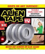 Alien Tape Nano Tape Stick Nano Tape Locks Anything Without Screw Reusab... - £6.74 GBP+