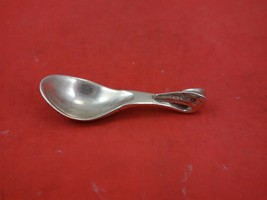 Patty Fawn Sterling Silver Baby Spoon Wider w/ Inlay Abalone Eyes Lelooska Tribe - £393.07 GBP