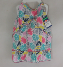 NWT Top Paw Colorful Leafy Floral Dog Dress Size Large - $111.08 MXN