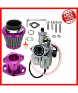 Upgrade Your Mini Bike with the VM22 26mm Carb Kit - Stylish Purple Finish - $70.23 CAD