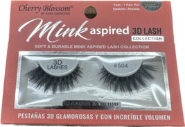 Cherry Blossom Soft And Durable 3D Volume Mink Aspired Lashes #72504 - £1.51 GBP