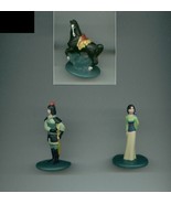 Disney Mulan mini cake toppers/PVC figures toothpaste premium khan - €6,85 EUR