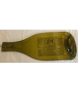Neyers Merlot 1994 Flattened Green Glass Wine Bottle Serving Tray Wall D... - £15.92 GBP