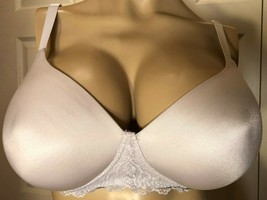 MAIDENFORM Sweet Nothings 38D White Diamond 1589 Wire Free Lined 38 D Bra - £2.74 GBP