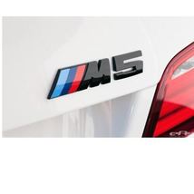 BMW M5 Gloss Black Rear Boot Badge Emblem - $19.79