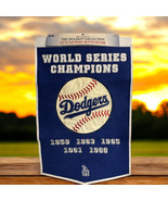 VINTAGE 1988 Los Angeles Dodgers Wool Embroidered Dynasty Banner AND Pen... - $836.65 MXN