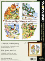 Dimensions Stamped Cross Stitch Kit 14&quot;X14&quot;-A Season For Everything - $471.71 MXN