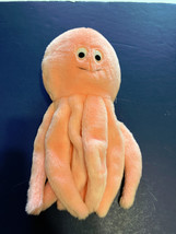 Pink octopus plush stuffed bean bag animal - $19.75