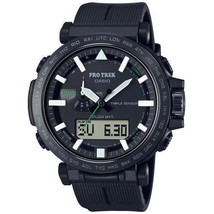 Casio Pro Trek PRW6621Y-1E Men&#39;s Black Radio Controlled Solar Climber Watch - £375.82 GBP