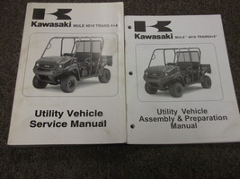 2009 Kawasaki Mule 4010 Trans 4X4 Diesel Utility Service Repair Shop Manual Set - £143.08 GBP